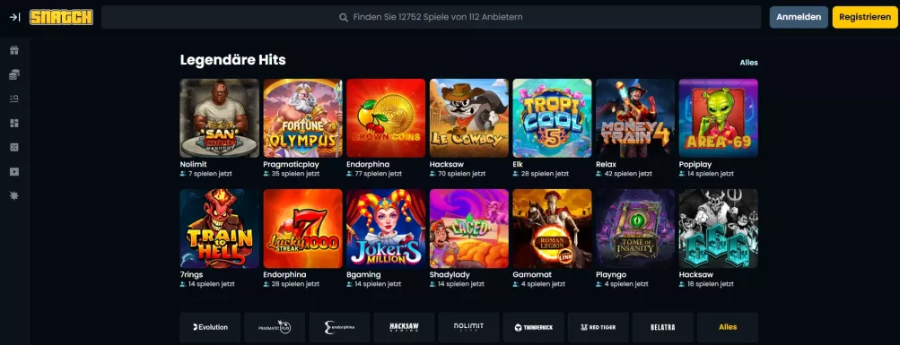 Snatch Casino 450% Willkommensbonus bis zu 3.400 € und 325 Freispiele – Jetzt starten